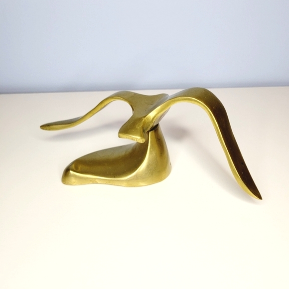 Solid Brass 7" Seagull Vintage Made in Tiawan - Picture 4 of 10